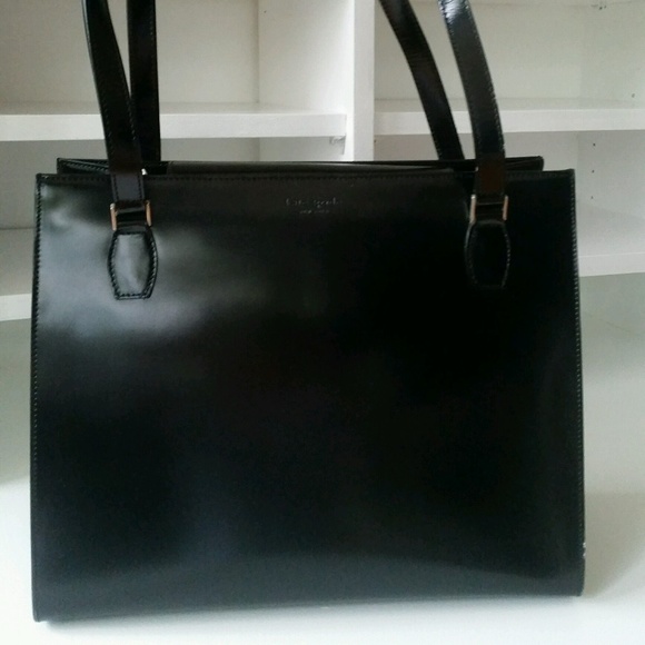 Kate Spade Black Leather Handbag - Picture 1 of 6